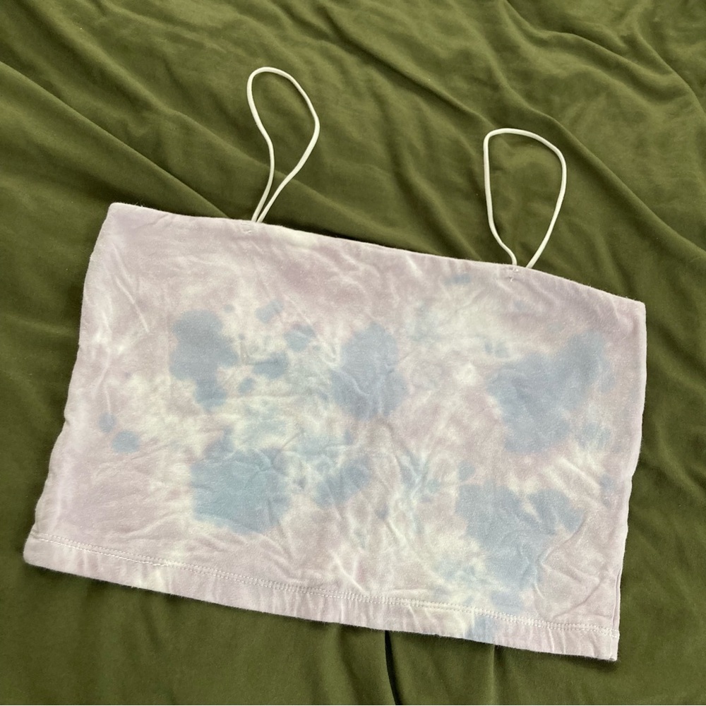Pastel Tie-Dye Crop Top